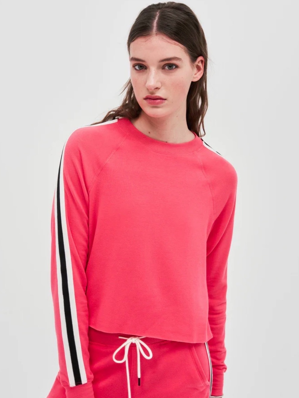 Splits59 Cropped Warm Up Sweatshirt